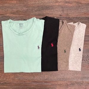 (4) Polo by Ralph Lauren Size L Tees